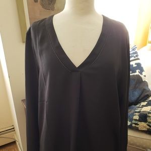 j crew nwot black blouse XL